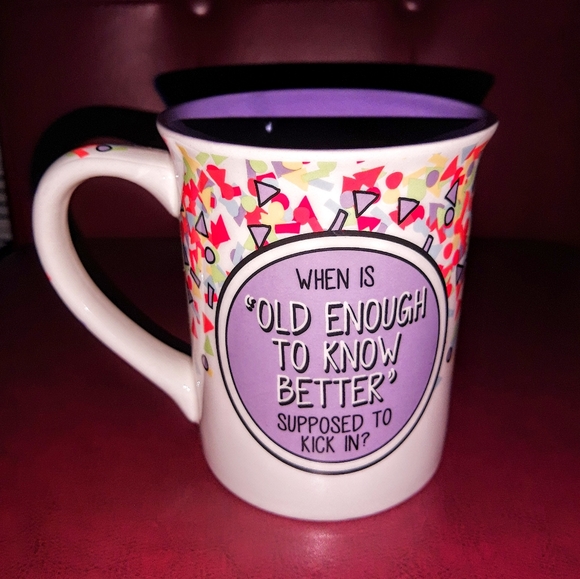THRILLED TO BE 30 SOMETHING 16oz CERAMIC MUG - Picture 3 of 5
